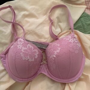 Victoria's Secret Pink Lace Underwire Bra